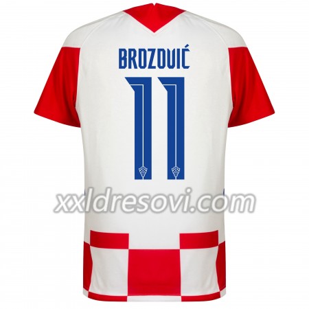 Hrvatska Marcelo Brozovic 11 Domaći Nogometni Dres EURO 2020